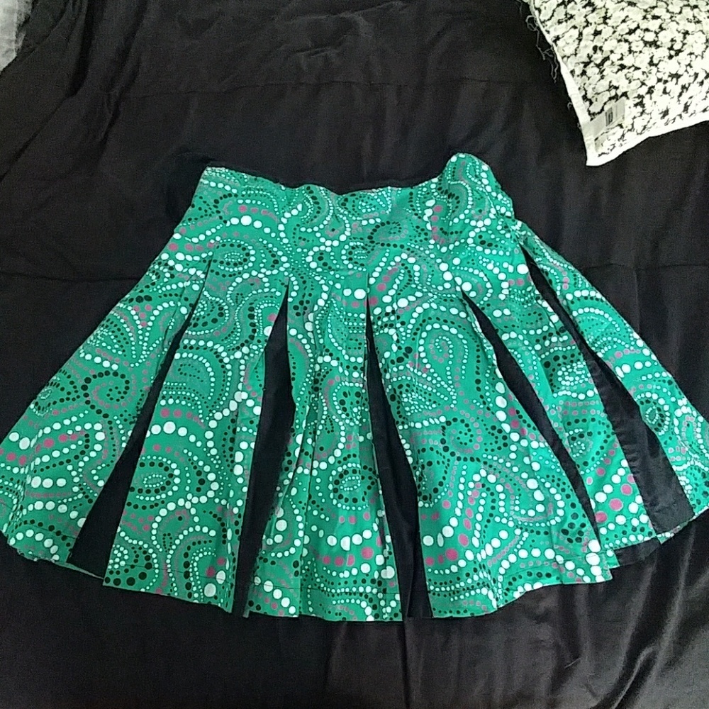 Green Polka Dot Skirt